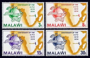 Malawi 1974 Sc#221/224 UPU CENTENARY Set (4) MNH