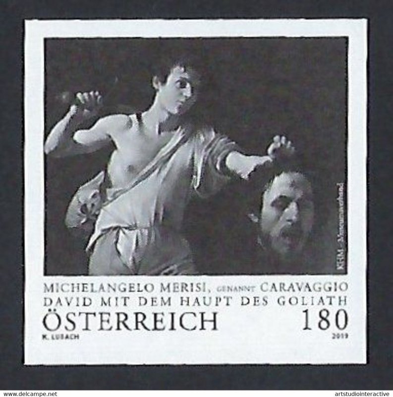 Postage Stamps of Austria 2019 MNH** - CARAVAGGIO - David and Goliath.