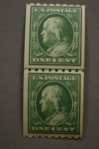 United States 390 Line Pair MNH