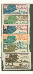 New Caledonia #217-222