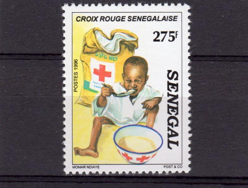 Senegal 1996 Sc#1220 RED CROSS OF SENEGAL Set (1) perforated MNH VF