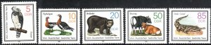 Germany DDR 2481-85 - Mint-NH - Wildlife Preservation (1985) (cv $2.50)