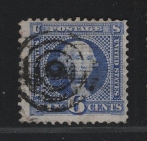 115 F-VF used neat cancel nice color cv $ 225 ! see pic !