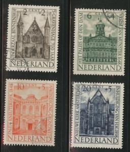 Netherlands  Scott B185-88 used set