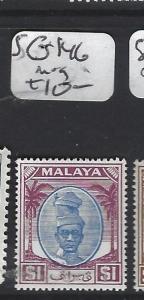 MALAYA PERAK    (PP2303B) SULTAN   $1.00  SG 146   MOG