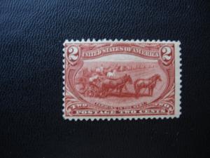 1898   SCOTT # 286  2c  M/OG/H  F/VF    SCV.$ 27.50