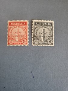 Stamps Australia Scott #150-1 nh