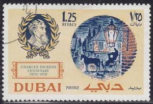 Dubai 129  Charles Dickens Centenary 1970