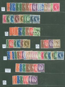 Great Britain #292-308/313-33/353-9  Single (Complete Set)