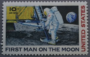 United States #C76 10 Cent First Man On Moon Airmail MNH