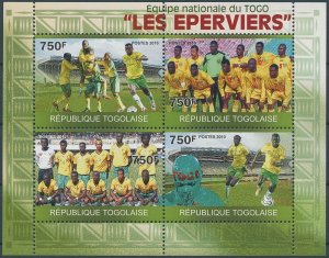 Togo 2010 MNH Sports Stamps Football National Team Les Eperviers Hawks 4v M/S