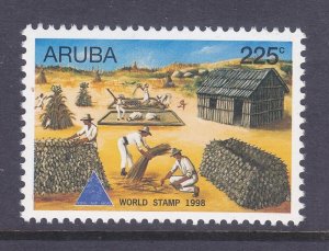 Aruba 166 MNH 1998 World Stamp Day