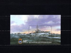Pitcairn Island 599 Royal Navy 2002 XF MNH S/S SP