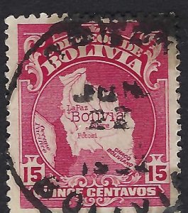 Bolivia 191 VFU MAP K579-4