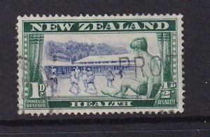 New Zealand  #B32 used  1948 children`s health camp 1p