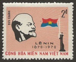 1970 Vietnam NLF National Liberation Front Lenin 2D Michel #26 F/VF-NH-