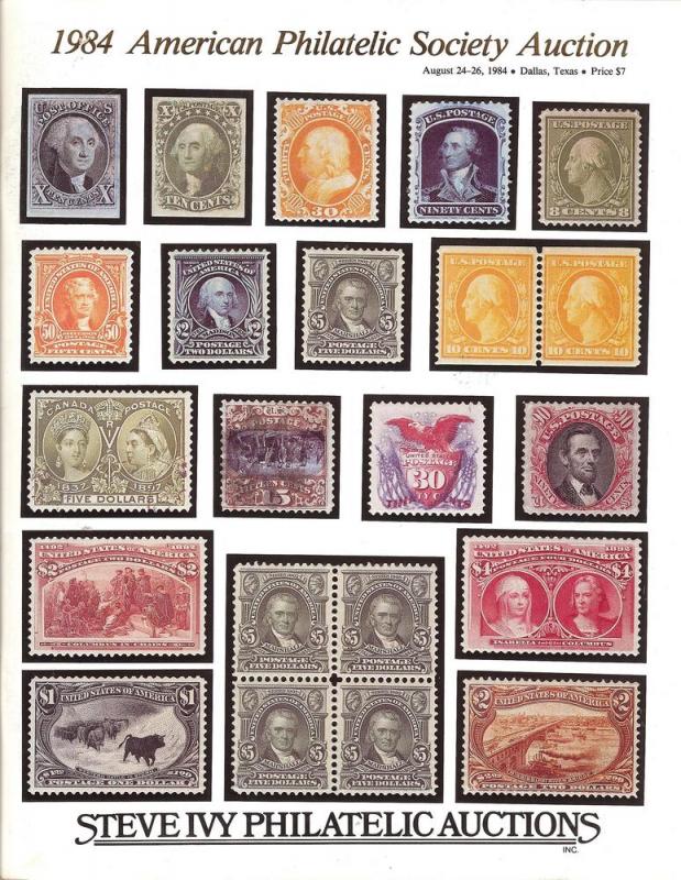 The 1984 American Philatelic Society Auction, Ivy APS 84