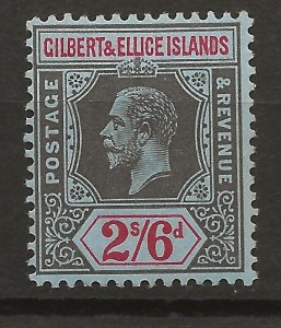 Gilbert & Ellis Is. 24 SG 22 MHR VF 1912 SCV $23.00 (jr)