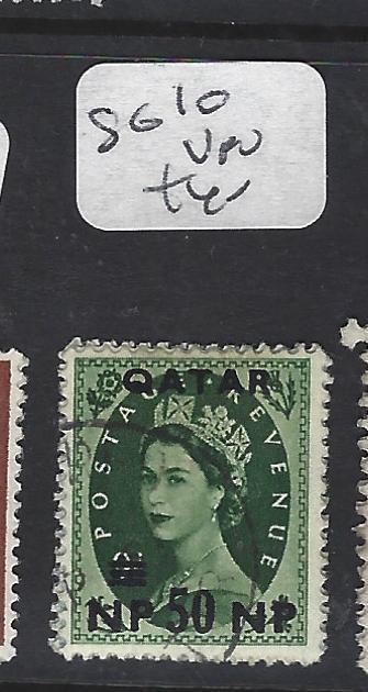 QATAR   (P0503B)  ON GB QEII SG 10   VFU