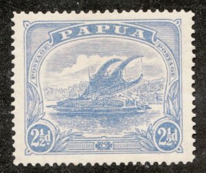 1911 Papua Sc #53 - 2½d Sailing Boat - VF MH Postage stamp Cv$6.75