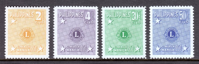 Philippines - Scott #545-546, C71-C72 - MH - SCV $5.75