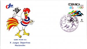 Costa Rica, Worldwide First Day Cover, Olympics