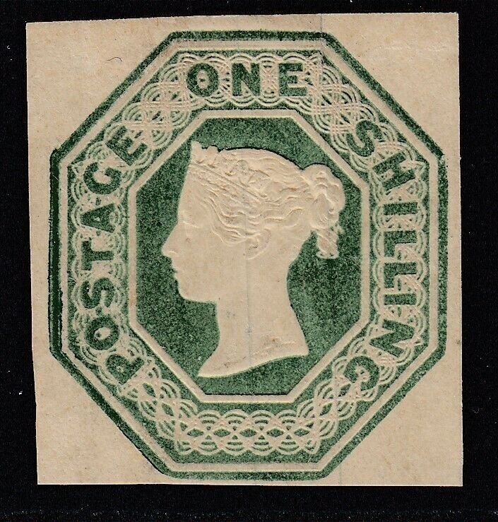 SG 55 1/- green die WW2. A fine fresh mounted mint example with good deep...