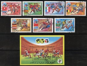 Yemen, D.R. Scott 441-48 UNHOG(CTO) - 1990 World Cup, Italy -SCV $5.80