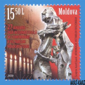 MOLDOVA 2020 International Day of Holocaust Victims Memory Monument 1v Mi1129 MN