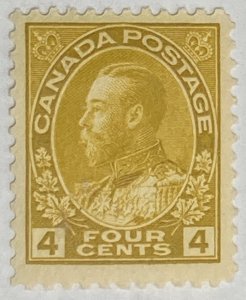 CANADA 1911-1925 #110 King George V 'Admiral' Issue - MH (CV 50$ +)