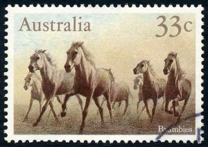 Australia 1986 33c Australian Horses - Brumbies SG1010 Fine Used 2