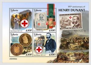 LIBERIA 2023 MNH Henry Dunant Red Cross #366a
