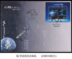 TURKEY - 2021 LAUNCH OF TÜRKSAT 5A / SATELLITE - FDC