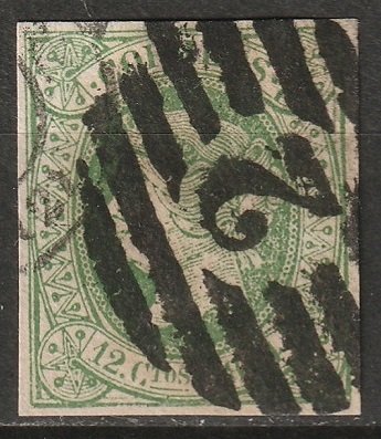 Spain 1864 Sc 63 used