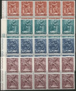 VATICAN Sc#423-432, E17-18 1966 Craftsmen Lot of 20 Complete Sets Mint OG NH