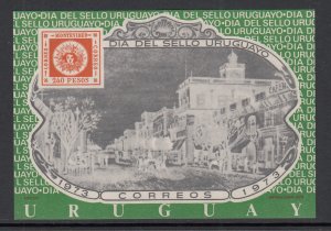 Uruguay 863 Stamp on Stamp Souvenir Sheet MNH VF