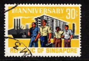 Singapore - #75 1st Anniversary of Singapore - Used