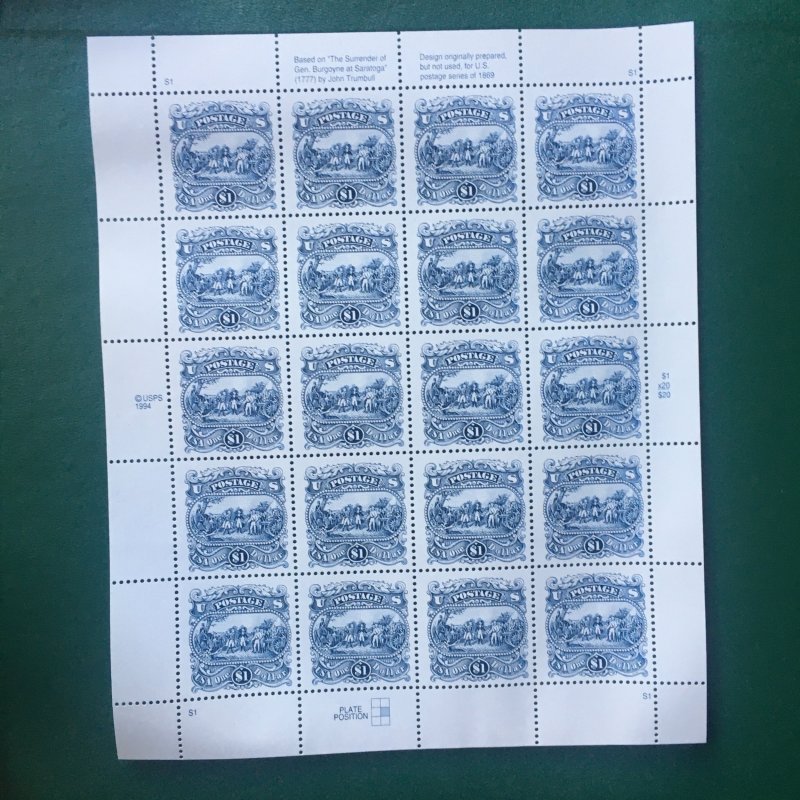 US 2590 MNH Full Sheet S1