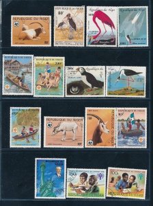 D393510 Niger Nice selection of VFU Used stamps
