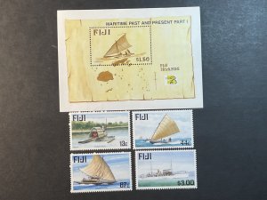 FIJI # 830-834-MINT/NEVER HINGED----COMPLETE SET & SOUVENIR SHEET----1998