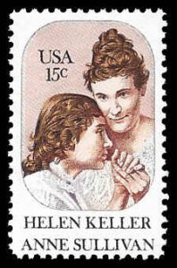 PCBstamps   US #1824 15c Helen Keller & Anne Sullivan, MNH, (15)