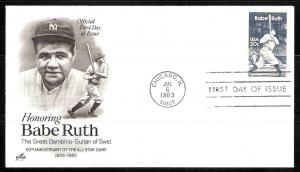 U.S. 2046 Babe Ruth FDC (ArtCraft)