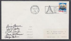 1988 NASA Crew Signed cover, Kennedy Space Ctr. FL, CDS