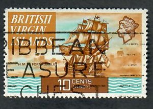 British Virgin Islands #214 used single