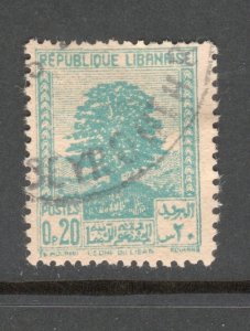 Lebanon  Scott# 137A  used  single