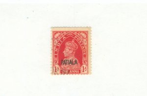 INDIA PATIALA STATE 101 USED CV $3.75 BIN $2.00