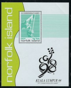 Norfolk Is 662 MNH 1998 Commonwealth Games (ak3492)