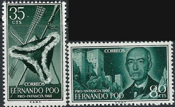 Fernando Po 190-91 MNH 1960 set (ak3825)