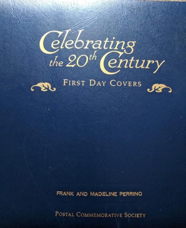 Celebrate the Century Complete Stamps 10 Mint Souvenir Sheets + 150 FDCs Album!