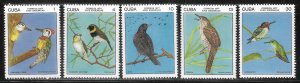 Cuba 2121-2125 Birds set MNH